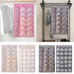 Tủ đồ 36 Túi Tủ Quần Áo Cho Quần Áo 2 Mặt Rõ Ràng Túi Treo Quần Lót Áo Ngực Túi Bảo Quản Tủ Quần Áo Quần Lót Tất
