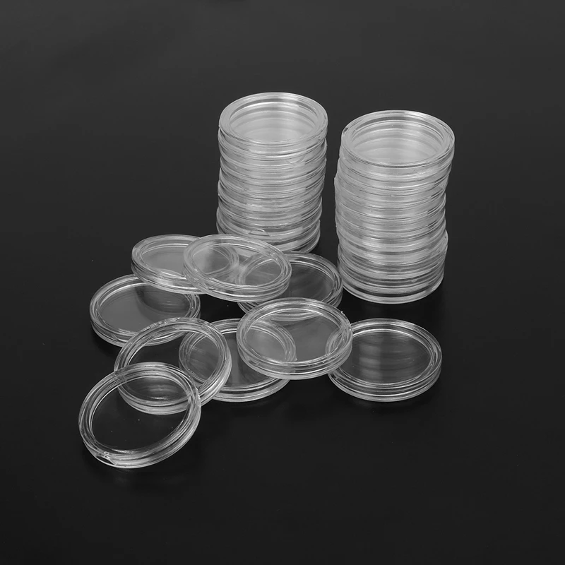 Tủ đồ Bộ 100 Đồng Xu Đựng Viên Bảo Quản Trong Suốt Màn Hình Tròn Trường Hợp Cho Nhà Đồng Xu Tiện Ích Bảo Vệ Hộp Đựng Lưỡi Liềm Mở 26mm - Hình 4 Tủ đồ Bộ 100 Đồng Xu Đựng Viên Bảo Quản Trong Suốt Màn Hình Tròn Trường Hợp Cho Nhà Đồng Xu Tiện Ích Bảo Vệ Hộp Đựng Lưỡi Liềm Mở 26mm - Hình 4