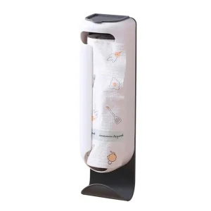 Tủ đồ Dụng cụ phân phối túi tạp hóa treo tường Dễ dàng cầm nắm Hộp đựng túi tạp hóa có keo dính Hộp đựng túi đựng rác có lỗ mở lớn Túi sắp xếp
