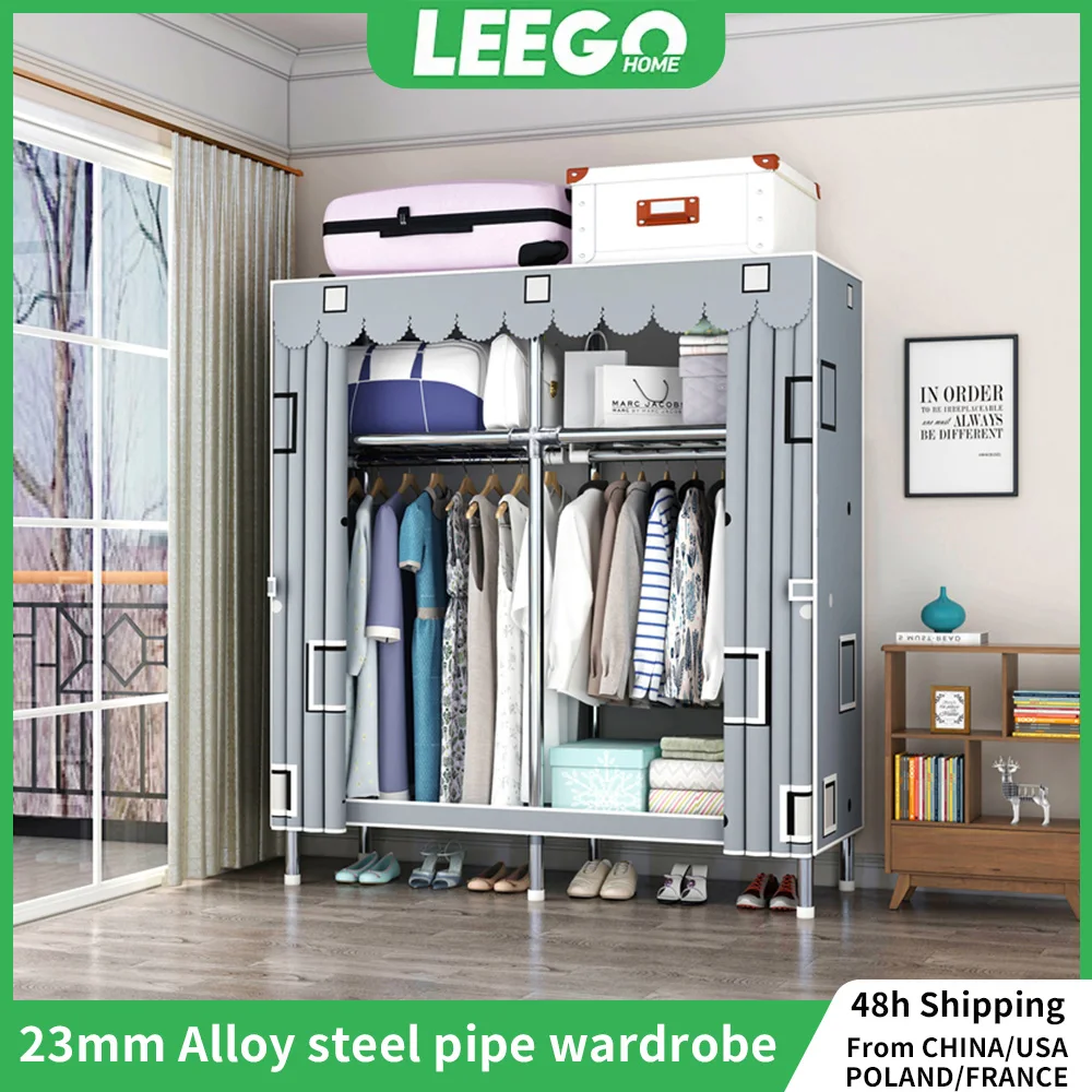Tủ đồ LEEGOHOME 130x45x170 cm 23mm Phòng Ngủ Có Thể Gập Lại Vải Tủ Quần Áo Quần Áo Gấp Vải Tủ Quần Áo Tủ Quần Áo Giá để vải Tủ đồ LEEGOHOME 130x45x170 cm 23mm Phòng Ngủ Có Thể Gập Lại Vải Tủ Quần Áo Quần Áo Gấp Vải Tủ Quần Áo Tủ Quần Áo Giá để vải
