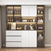 Tủ đồ Lối Vào Mở Tủ Phòng Khách Tiết Kiệm Không Gian Hẹp Tủ Bếp Bảo Quản Kính Hiển Thị Archivadores Nội Thất Hội Trường XY50LRC
