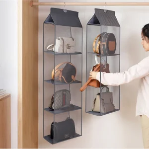 Tủ đồ luluhut Dụng cụ treo túi xách Dụng cụ treo Tủ quần áo Túi treo ba chiều Dụng cụ sắp xếp túi xách cho Tủ quần áo - Hình 2
