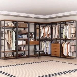 Tủ đồ Phụ Nữ Tủ Quần Áo Cho Bé Bắc Âu Hiện Đại Treo Phòng Ngủ Khách Sạn Tủ Quần Áo Trẻ Em Trưng Bày Tủ Quần Áo De Ropa resistente Nội Thất Gia Đình - Hình 2