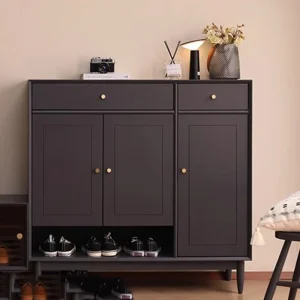 Tủ đồ Tối giản Phòng Khách Đẹp Tủ Sang Trọng Tổ Chức Bằng Gỗ Trưng Bày Tủ Bảo Quản Phòng Khách Mở Đơn Giản Nội Thất Meble - Hình 2