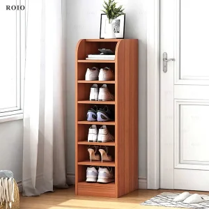 Tủ Đơn Giản Bằng Gỗ Giày Dễ Dàng Lắp Ráp Dọc Tiết Kiệm Không Gian Giày Giá Đỡ Xả Kho Nhà KItaly Túc Xá Lối Vào Tủ Giày