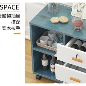Tủ Đơn giản hiện đại Tủ búp phê Tủ gia đình tiết kiệm Tủ phong cách châu Âu Tủ lò vi sóng Tủ chè Tủ - Hình 2