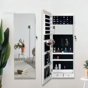 Tủ Đơn giản Phòng ngủ hiện đại Tủ gương treo tường KItaly túc xá Căn hộ Gương dài Nội thất gia đình Tủ bảo quản trang sức