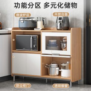 Tủ đơn giản tủ búp phê tối giản hiện đại tủ chè nhà bếp phòng khách tủ tường bán buôn - Hình 3