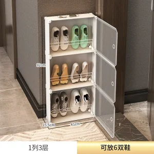 Tủ Đơn giản Tủ Giày Nhà Tổ Chức Tiết Kiệm Không Gian Giá Để Giày Góc Tường Kệ Giày Có Thể Điều Chỉnh Giày Đá Cửa Ra Vào Nhiều Lớp - Hình 3