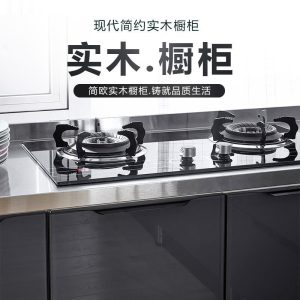 Tủ Đơn giản Tủ inox hộ gia đình Tủ bếp Tủ bếp chậu rửa Tủ cho thuê phòng lắp ráp Tủ kinh tế - Hình 4