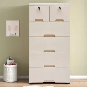 Tủ Đựng Đồ 6 Ngăn Kéo, Ngăn Kéo Tủ Quần Áo Cao Cấp Sắp Xếp Quần Áo, Phòng Chơi, Nội Thất Phòng Ngủ - Hình 3
