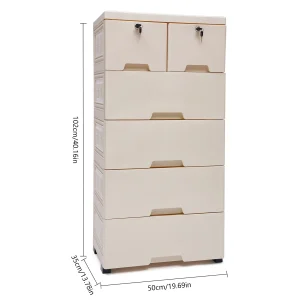 Tủ Đựng Đồ 6 Ngăn Kéo, Ngăn Kéo Tủ Quần Áo Cao Cấp Sắp Xếp Quần Áo, Phòng Chơi, Nội Thất Phòng Ngủ