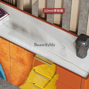 Tủ đựng đồ Phòng khách Tủ đựng đồ nhẹ nhàng Sang trọng và Đơn giản Tủ ngăn kéo hiện đại - Hình 3