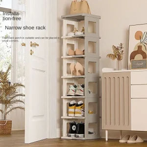 Tủ Gấp Gọn Giày Nhiều Lớp Nhà Tiết Kiệm Không Gian Bảo Quản Giày KItaly Túc Xá Có Thể Gập Lại Tủ Lắp Đặt Không Hộp Đựng Giày - Hình 4