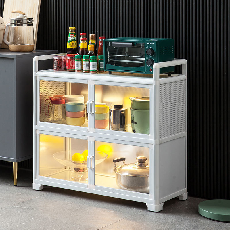 Tủ Giá bếp Tủ để đồ đa chức năng cao từ trần đến sàn nhiều tầng có cửa Tủ gia đình để đựng bát đĩa và Tủ để đồ bộ đồ ăn - Hình 2 Tủ Giá bếp Tủ để đồ đa chức năng cao từ trần đến sàn nhiều tầng có cửa Tủ gia đình để đựng bát đĩa và Tủ để đồ bộ đồ ăn - Hình 2