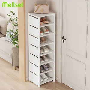 Tủ Giá Để Giày Sắp Xếp Gấp 4-8 Lớp Góc Tường Có Giá Để Đồ Tiết Kiệm Không Gian Giá Để Giày Cho Tủ Quần Áo