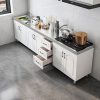 Tủ Gia dụng inox tổng thể Tủ bếp Tủ cho thuê Tủ bếp Tủ tích hợp chậu rửa Tủ tùy chỉnh đợt hàng