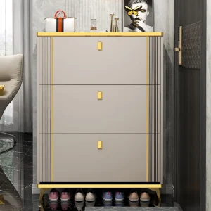 Tủ giày dạng xô lật, giá để giày đơn giản để tích hợp đồ tạo tác trong Tủ trước cửa dành cho hộ gia đình - Hình 2