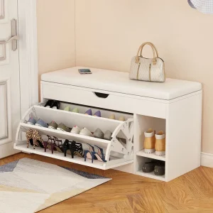 Tủ Giày Hiện Đại Bảo Quản Lối Vào Ghế Hội Trường Ghế Trắng Phòng Khách Nội Thất Gia Đình Schoenenkast