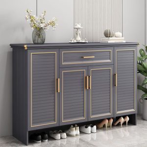 Tủ giày ngoài trời chống nước – Chất liệu hợp kim nhôm hiện đại, bền bỉ, dùng cho không gian sân vườn