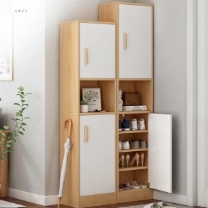 Tủ Giày Nhà Cửa Nhỏ Giày Tủ Bảo Quản Tiết Kiệm Không Gian Phòng Khách Cầu Thang Chống Bụi Scarpiere Nội Thất Cao Cấp - Hình 2