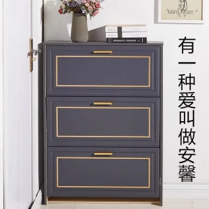Tủ giày sang trọng Gỗ lối vào Kệ băng ghế Nhà thiết kế Góc ghế dự bị Scarpiera Legno Nội thất - Hình 2