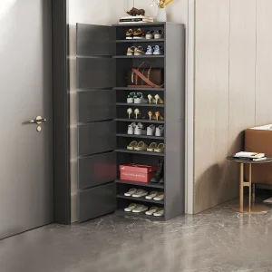 Tủ Giày Tối Giản Dọc Tiết Kiệm Không Gian Phân Vùng Phòng Khách Chaussures Giá Để Giày Nhiều Lớp Nội Thất Meuble - Hình 2