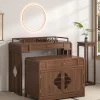Tủ Gỗ Chắc Chắn Phật Giáo Nội Địa Phật Tủ Đèn Cao Cấp Thần Tài Thờ Phật Điện Phòng Khách Hương Bàn