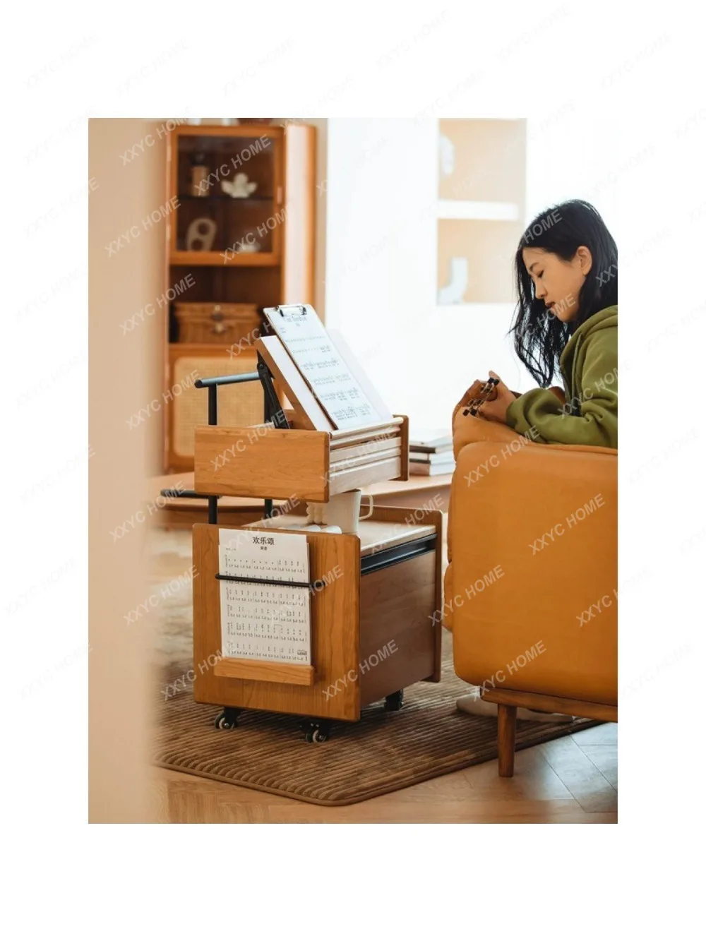 Tủ Gỗ Chắc Chắn Tủ Đầu Giường Sofa Gỗ Bên Bàn Có Thể Tháo Rời Phòng Khách Xe Đẩy Đầu Giường - Hình 2 Tủ Gỗ Chắc Chắn Tủ Đầu Giường Sofa Gỗ Bên Bàn Có Thể Tháo Rời Phòng Khách Xe Đẩy Đầu Giường - Hình 2