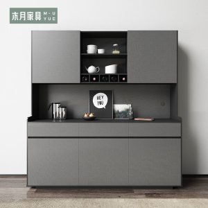 Tủ Gỗ mặt trăng Tủ búp phê nhà Tủ ăn Tủ bếp phong cách châu Âu phòng khách Tủ chè Tủ rượu