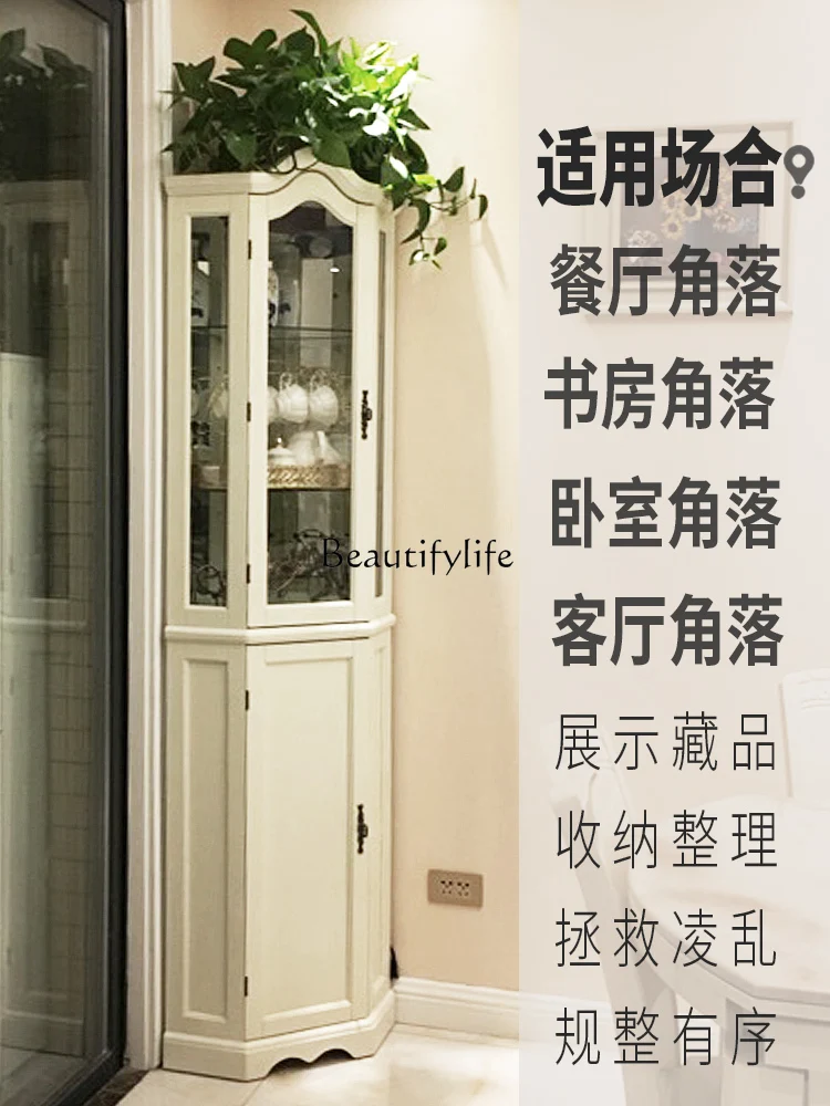 Tủ góc bằng gỗ nguyên khối Sàn kính trưng bày Phòng khách Tủ rượu gỗ nguyên khối - Hình 2 Tủ góc bằng gỗ nguyên khối Sàn kính trưng bày Phòng khách Tủ rượu gỗ nguyên khối - Hình 2