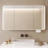 Tủ Gương Tủ Treo Tường Đèn Vanity Làm Đẹp Tủ Bảo Quản Góc Nhà Tổ Chức Armadi Da Soggiorno Trang Trí Phòng