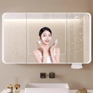 Tủ Gương Tủ Treo Tường Đèn Vanity Làm Đẹp Tủ Bảo Quản Góc Nhà Tổ Chức Armadi Da Soggiorno Trang Trí Phòng - Hình 2