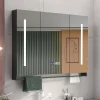 Tủ Gương Vanity Phòng Ngủ Ngăn Kéo Tường Mỹ Phẩm Chiếu Sáng Nhãn Dán Tủ Quần Áo Gương Để Bàn Slaapkamer Meisje Meubel Trang Trí Phòng