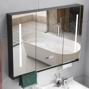Tủ Gương Vanity Phòng Ngủ Ngăn Kéo Tường Mỹ Phẩm Chiếu Sáng Nhãn Dán Tủ Quần Áo Gương Để Bàn Slaapkamer Meisje Meubel Trang Trí Phòng - Hình 3