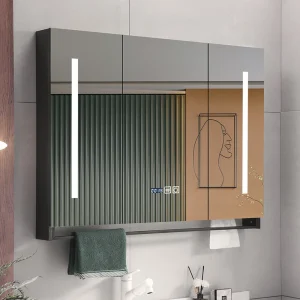 Tủ Gương Vanity Phòng Ngủ Ngăn Kéo Tường Mỹ Phẩm Chiếu Sáng Nhãn Dán Tủ Quần Áo Gương Để Bàn Slaapkamer Meisje Meubel Trang Trí Phòng