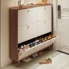 Tủ Hẹp Dọc Giày Tiết Kiệm Không Gian Phạm Vi Hiện Đại Tủ Siêu Mỏng Tủ Giày Đứng Sapateiro Nội Thất Gia Đình YX50SC