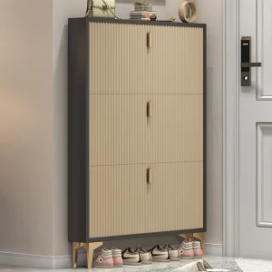 Tủ Hẹp Dọc Tủ Giày Lối Vào Hội Trường Gỗ Siêu Mỏng Tủ Giày Phòng Khách Armoire Chaussures Nội Thất ZY50XG