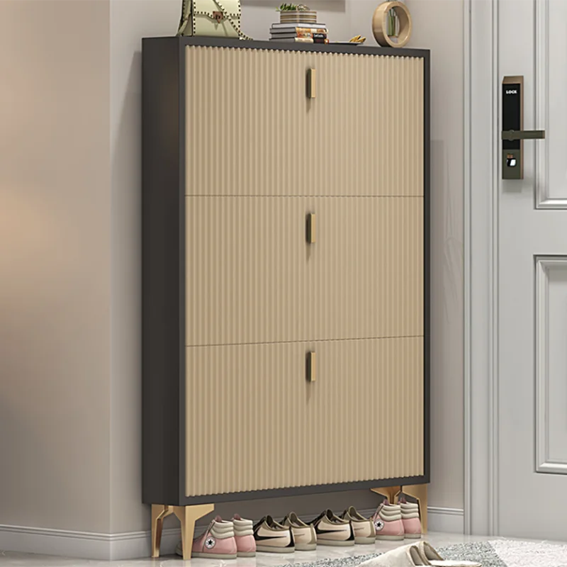 Tủ Hẹp Dọc Tủ Giày Lối Vào Hội Trường Gỗ Siêu Mỏng Tủ Giày Phòng Khách Armoire Chaussures Nội Thất ZY50XG Tủ Hẹp Dọc Tủ Giày Lối Vào Hội Trường Gỗ Siêu Mỏng Tủ Giày Phòng Khách Armoire Chaussures Nội Thất ZY50XG