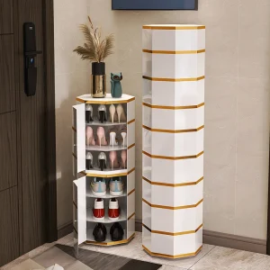 Tủ Hẹp Đựng Tủ Giày Trưng Bày Trang Trí Tủ Giày Tổ Chức Tiết Kiệm Không Gian Sapateira Nội Thất Gia Đình YX50SC - Hình 2