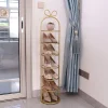Tủ Hiện Đại Giá Để Giày Kim Loại Kệ Nhà Dọc Lối Vào Đồ Nội Thất Sắt Kệ Bảo Quản Vật Có Chân Đế Đơn Giản Tủ Giày
