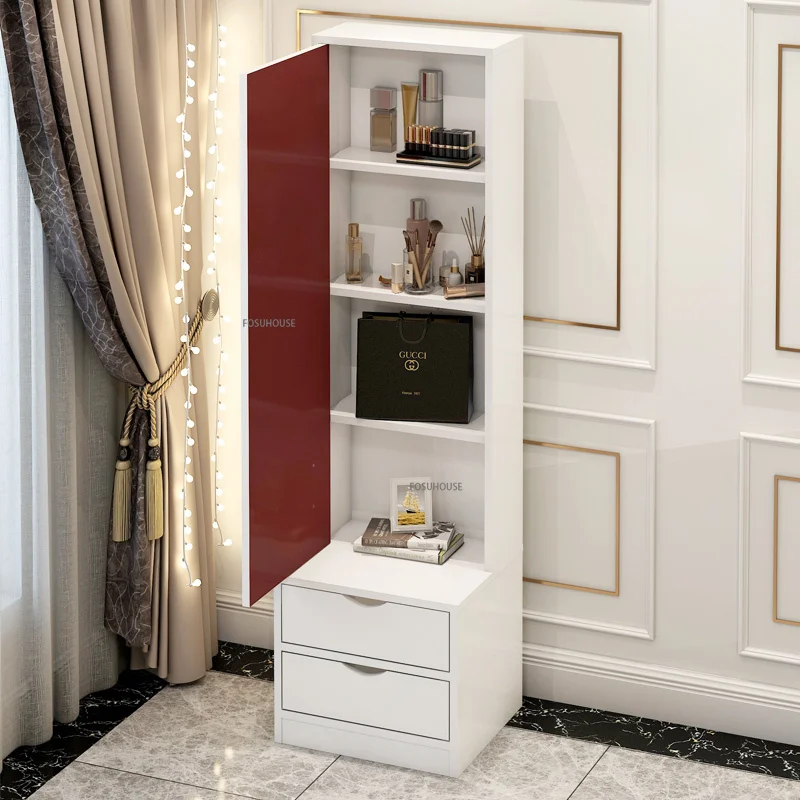 Tủ Hiện Đại Gương Trang Điểm Tầng Gương Đứng Tủ Đầu Giường Tích Hợp Phòng Ngủ Tủ Bảo Quản Lắp Gương - Hình 4 Tủ Hiện Đại Gương Trang Điểm Tầng Gương Đứng Tủ Đầu Giường Tích Hợp Phòng Ngủ Tủ Bảo Quản Lắp Gương - Hình 4
