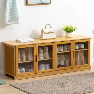 Tủ Hiện Đại Tối Giản Tủ Giày Chất Liệu Tre Giày Lưới Thoáng Khí Tủ Bảo Quản Cói Và Chống Bụi Đồ Nội Thất Cho Gia Đình - Hình 2