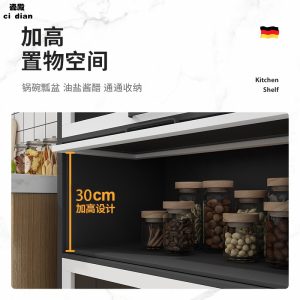 Tủ Hiện đại Tủ búp phê nhà Tủ phòng khách dựa vào tường Tủ trà Tủ rượu Tủ để đồ nhà bếp - Hình 3