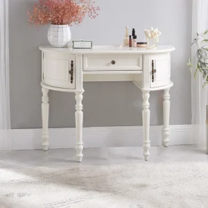 Tủ hiên hình bán nguyệt của Mỹ Toàn bộ lối vào bằng gỗ nguyên khối Hành lang Bàn hiên hiên đơn giản Bàn làm việc hiên nhà nhỏ hiện đại - Hình 3