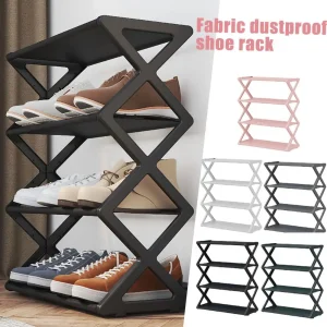Tủ Hộ Gia Đình Đơn Giản Hình Chữ X Giá Để Giày Ống Thép Đa Năng KItaly Túc Xá Sinh Viên Tủ Hội, Kệ Giày 2 Lớp S0Y0 - Hình 2