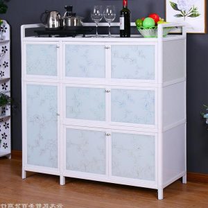 Tủ Hợp kim nhôm Tủ bếp gia đình Tủ bếp Tủ bảo quản bữa ăn Tủ phụ bếp Tủ bếp gas Tủ lắp ráp nhiệt - Hình 3