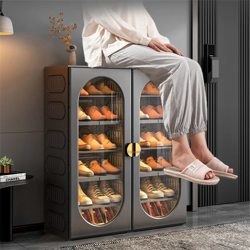 Tủ Không Cần Lắp Đặt Tủ Giày Nhà Lối Vào Hành Lang Nhiều Lớp Trong Suốt Tủ Bảo Quản Đèn Cao Cấp Giày Tổ Chức - Hình 3 Tủ Không Cần Lắp Đặt Tủ Giày Nhà Lối Vào Hành Lang Nhiều Lớp Trong Suốt Tủ Bảo Quản Đèn Cao Cấp Giày Tổ Chức - Hình 3