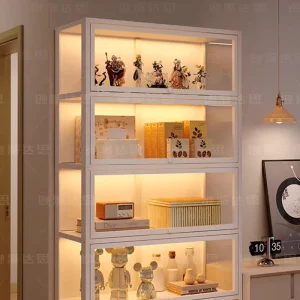 Tủ Librero Phòng Khách Tủ Kệ Sắp Xếp Hồ Sơ Trang Trí Tủ Hiện Đại Sang Trọng Tạp Chí Thủ Công Vitrina Nội Thất phong cách Châu Âu - Hình 2