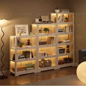 Tủ Librero Phòng Khách Tủ Kệ Sắp Xếp Hồ Sơ Trang Trí Tủ Hiện Đại Sang Trọng Tạp Chí Thủ Công Vitrina Nội Thất phong cách Châu Âu - Hình 4